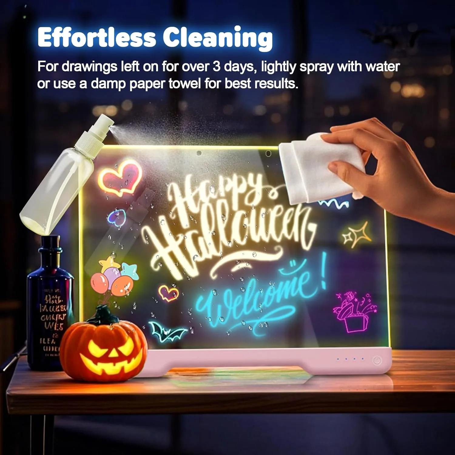 Techeaks® Leon Glow Drawing Board