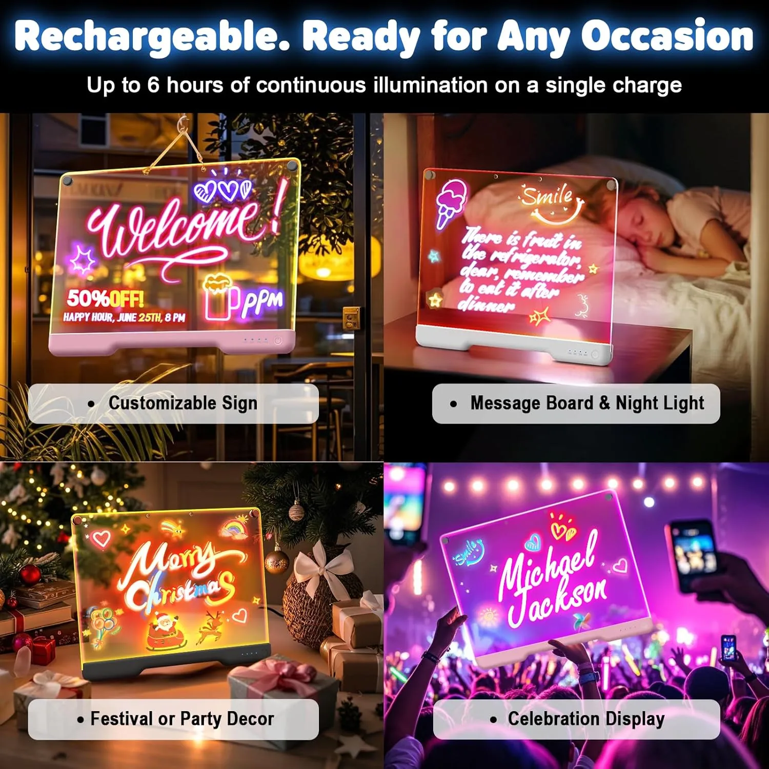 Techeaks® Leon Glow Drawing Board