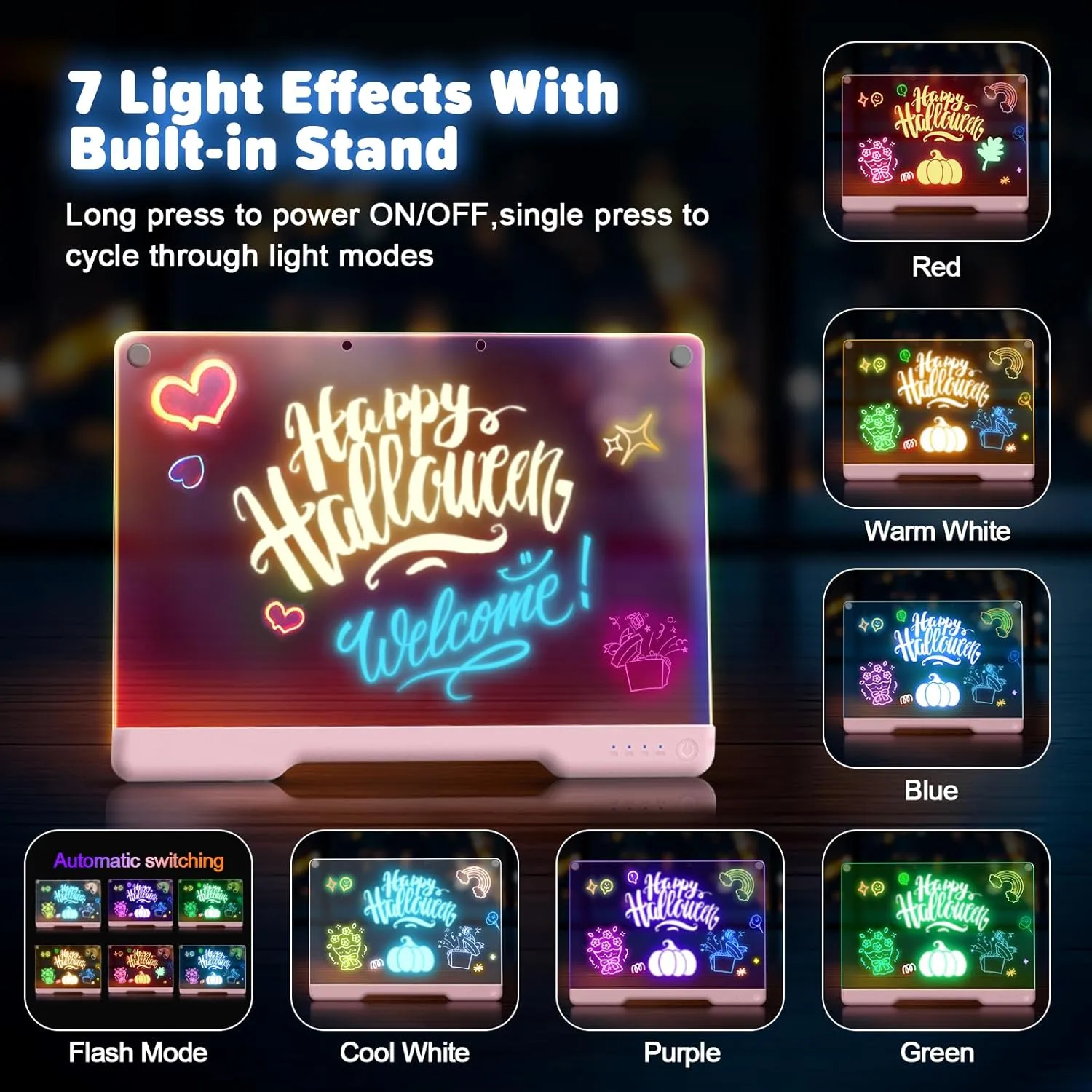 Techeaks® Leon Glow Drawing Board